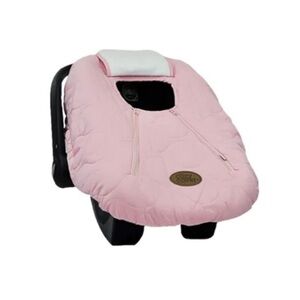 Cozy Cover Light Pink Insulating Car Seat Cover w. Dual Zippers & Face Sheild